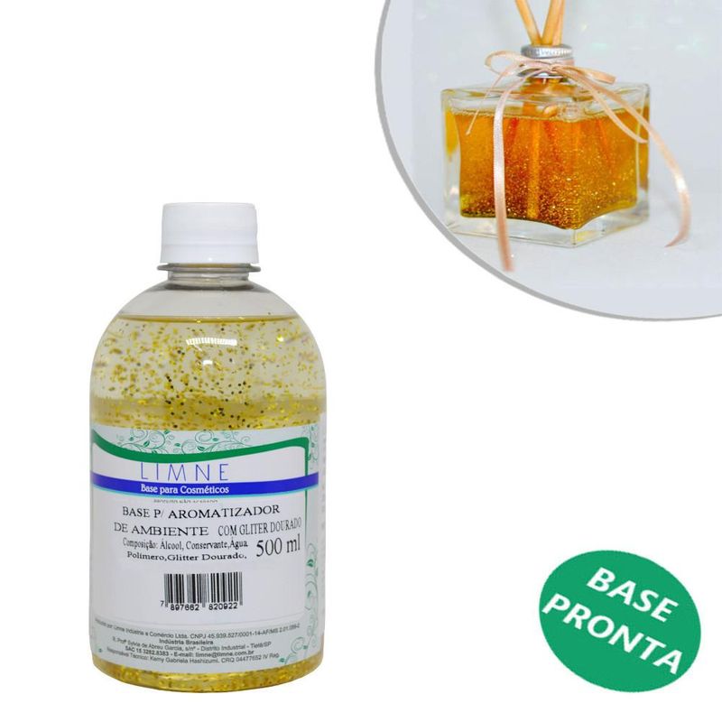 Base-para-Aromatizador-de-Ambiente-C--Glitter-Dourado-Limne--500ml-