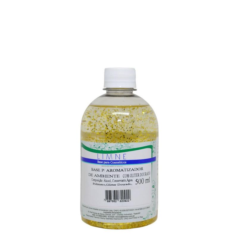 Base-para-Aromatizador-de-Ambiente-C--Glitter-Dourado-Limne--500ml-