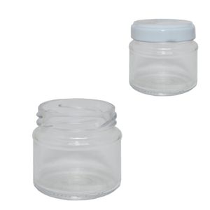 Pote de Vidro Redondo Mini Belém 150ml S/ Tampa Premier Pack (01 unidade)