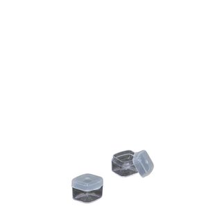 Pote de Poliestireno Quadrado 4gr C/ Tampa Fepla (01 unidade)