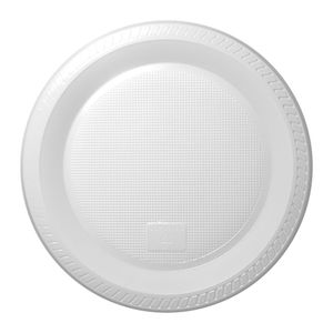 Prato Descartável Branco 26 cm Copobras (10 unidades)