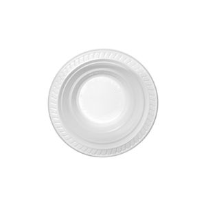 Prato Fundo Descartável Branco 12 cm Copobras (10 unidades)