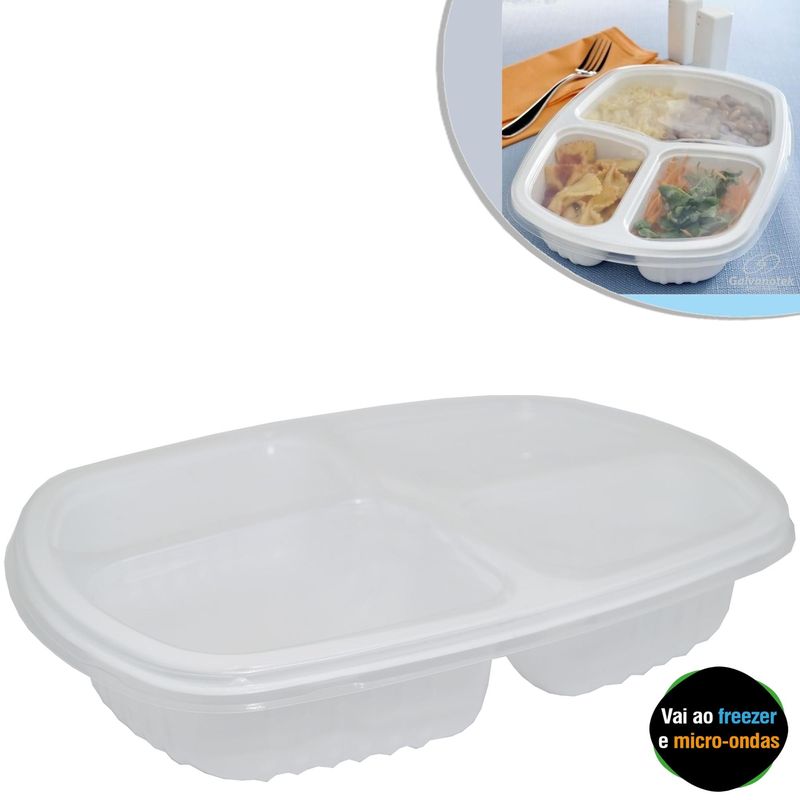Marmita-de-Plastico-Retangular-Branco-com-Tampa-Transparente-Ref.-G-330-1.150ml-Galvanotek--01-unida