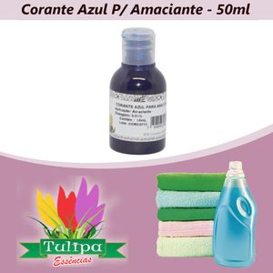 Corante Líquido P/ Amaciante Azul Tulipa Essências (50ml)