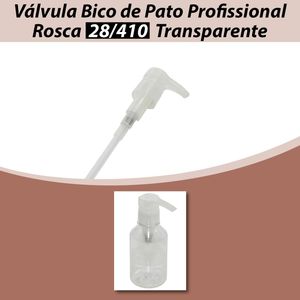 Válvula Bico de Pato Rosca 28/410 Profissional (Alta vazão) Transparente (01 unidade)
