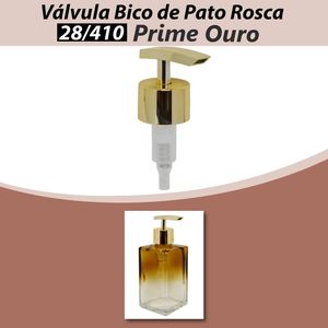 Válvula Bico de Pato Rosca 28/410 Prime Ouro (01 unidade)
