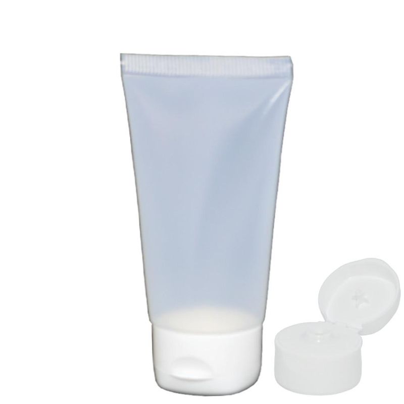 Bisnaga-Plastica-Transparente-B60-com-Tampa-Flip-Top-Branca-Injeplast--10-unidades-