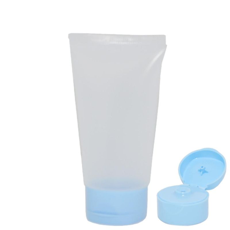 Bisnaga-Plastica-Transparente-B60-com-Tampa-Flip-Top-Azul-Bebe-Injeplast--10-unidades-