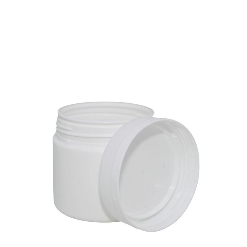 Pote de Polietileno C/ Tampa Rosca Lacre Branco R 500gr Injeplast (01 unidade)