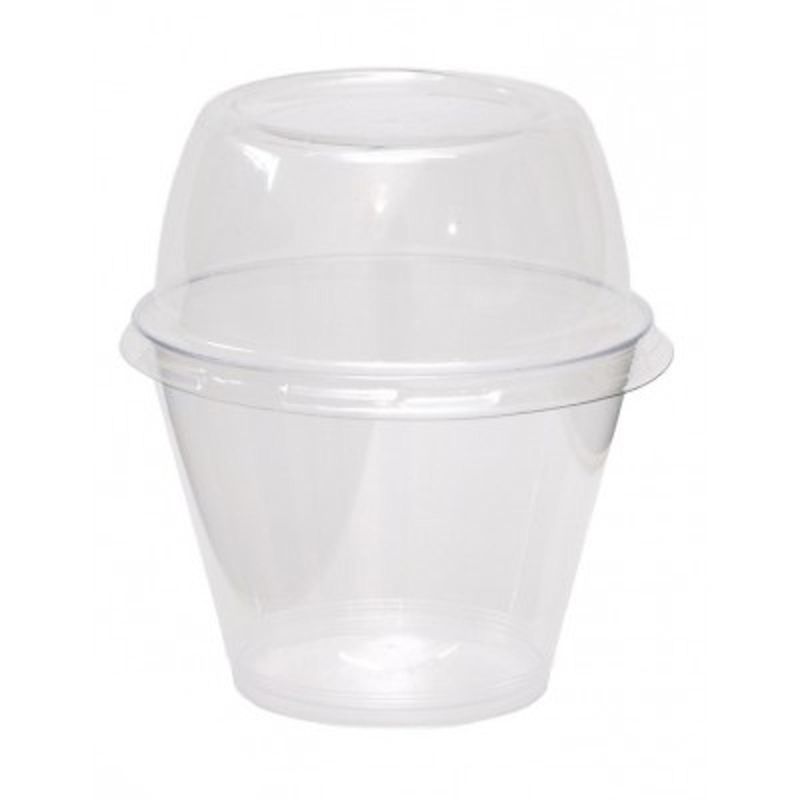 Kit-Pote-Cristal--Acrilico--com-Tampa-Alta--Poliestireno--Ref.-PW-1P-TWHA-180ml-WER--10-unidades--