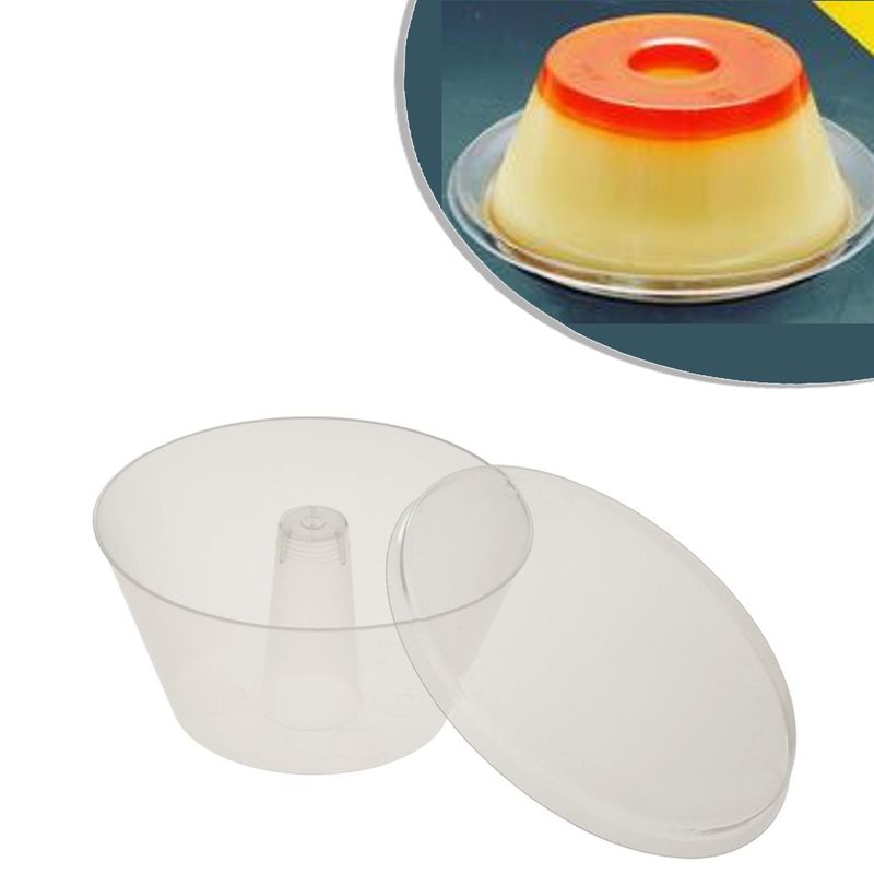 Forma-para-Pudim-em-Silicone-com-Tampa-PET-Ref.-PW-61-TWH-90ml-WER--10-unidades-