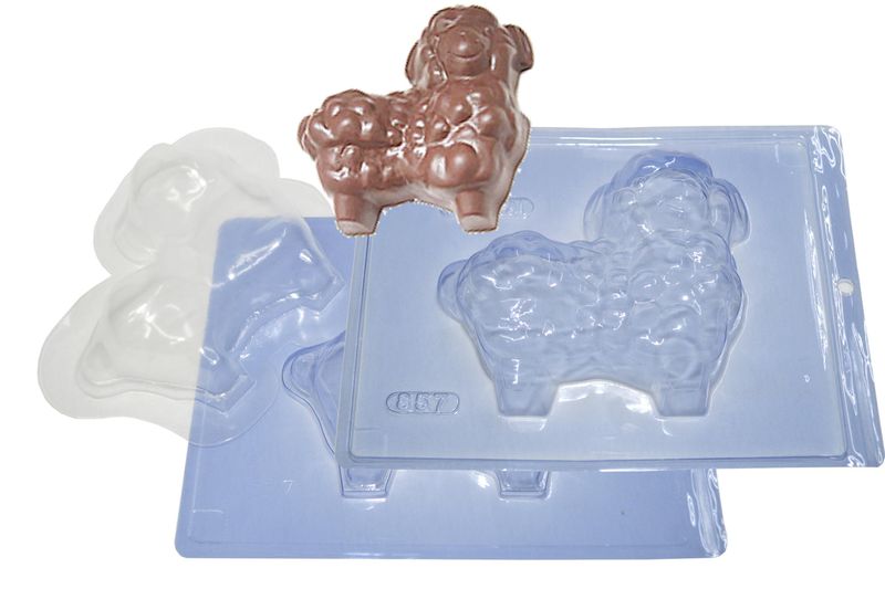 Forma em Acetato com Silicone Ovelha Frente 300gr Ref. 857 BWB (01UND)
