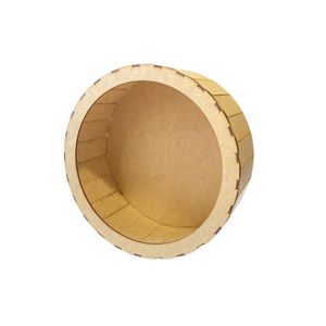 Nicho MDF Redondo P Ref.: LJ187 LJ Artesanatos (01 Unidade)