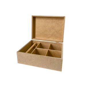 Porta Bijuterias de MDF com Dobradiça 15,8x20,7x8cm Ref.: LJ193 LJ Artesanatos (01 Unidade)