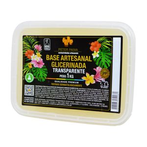 Base Artesanal Glicerinada Transparente Peter Paiva (1 kg)