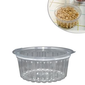 Pote de PET Redondo com Tampa Articulada Millenium Ref. G 742 250ml Galvanotek (01 unidade)