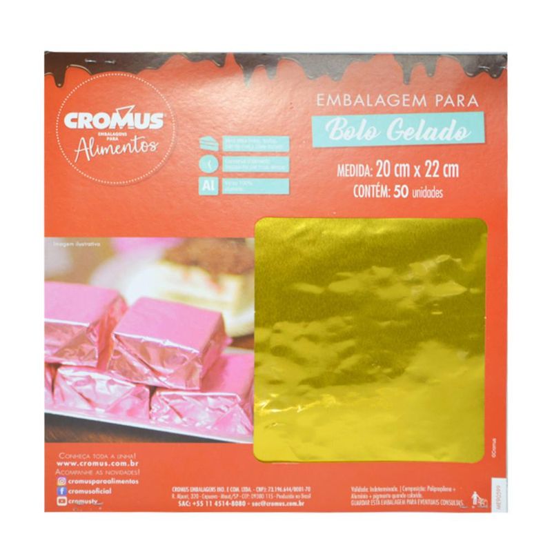 Embalagem-Laminada-para-Bolo-Ouro-22x20cm-Cromus--50-Unidades-