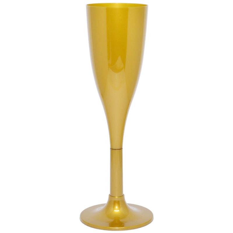 Taca-para-Champagne-em-Poliestireno-120ml-Ref.-678-Dourada-Strawplast--04-unidades-