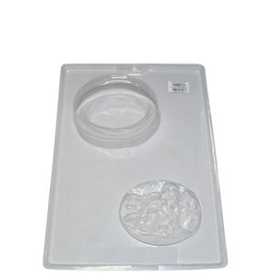 Forma em Acetato Simples Grande para Gesso com 2 Cavidades Porta Joias Ref. G14 (01UND)