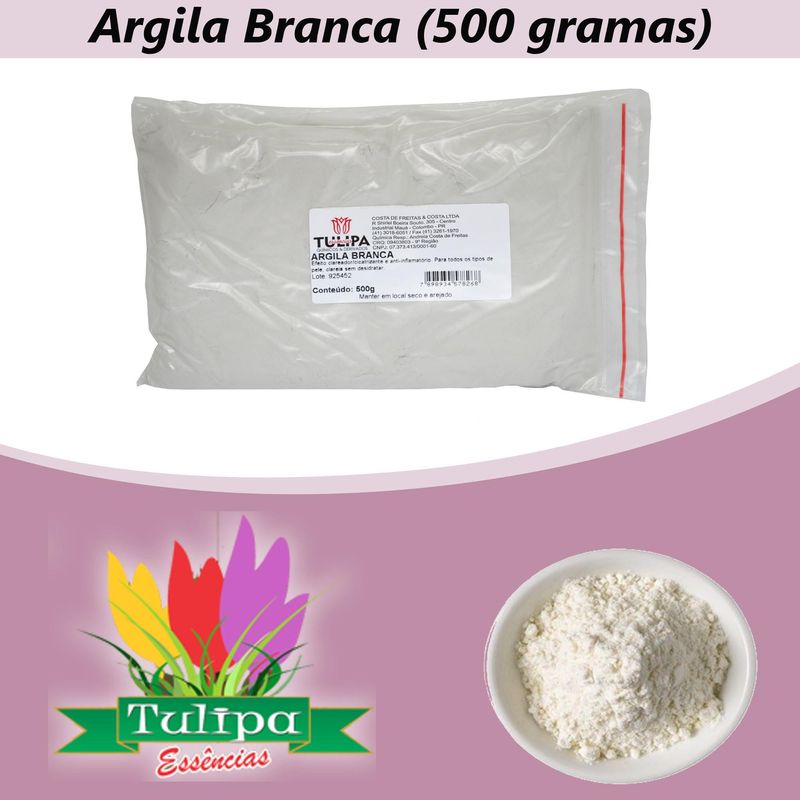 Argila-Branca-Tulipa-Essencias--500-gramas-