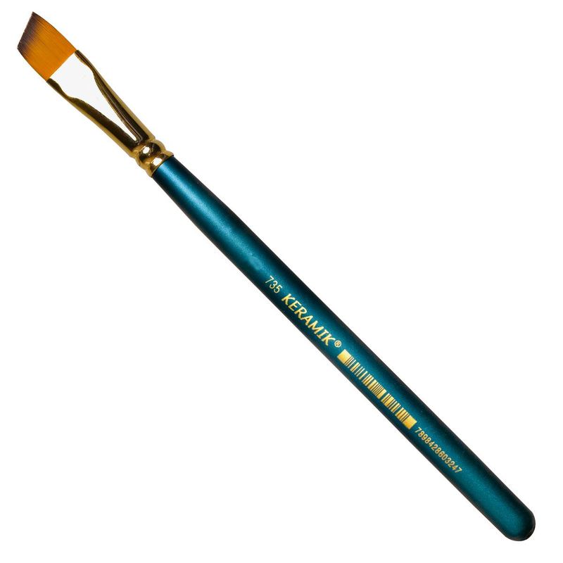 Pincel-Formato-Chanfrado-C--Cabo-Curto-e-Pelo-Sintetico-Bicolor-Ref.-735-N.-8-Keramik--01-unidade-