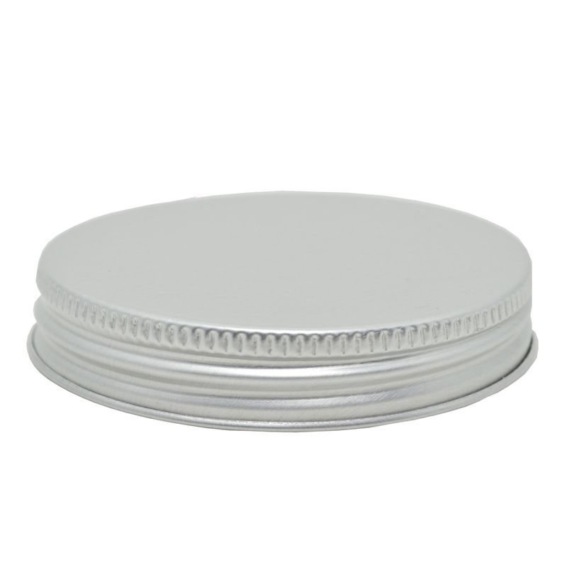 Tampa Alumínio Rosca 63 RV Prata (10 unidades)