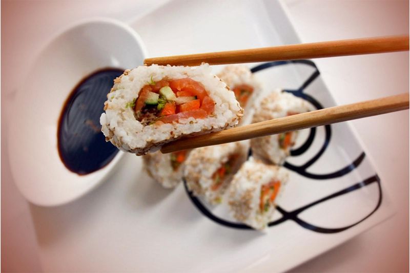 Hashi em Madeira de Bambu Natural Produtos (10 pares)