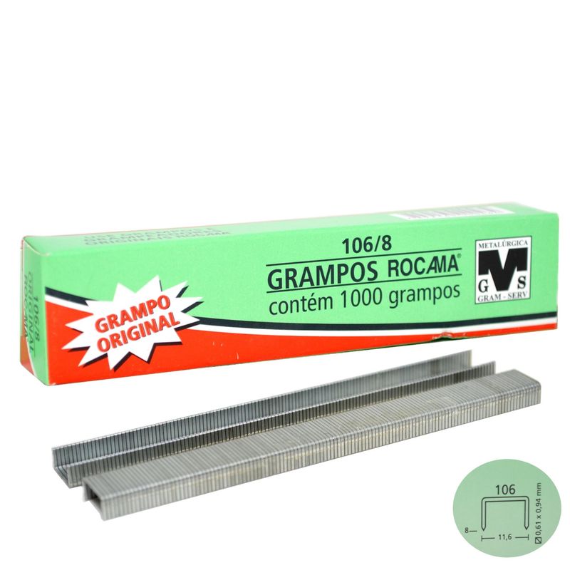 Grampo-em-Arame-Galvanizado-Modelo-106-8-para-Grampeadores-Manuais-Rocama--1000-unidades-