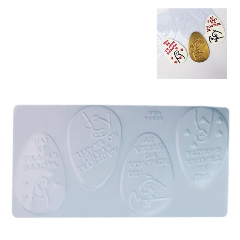 Forma-de-Acetato-Ovo-Tablete-Flork-Tipo-500g-Ref.--10439-BWB--1-unidade-