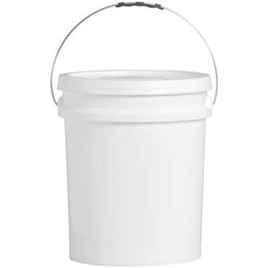 Balde Com Tampa 20LT PP Branco Jaguar (01 unidade)