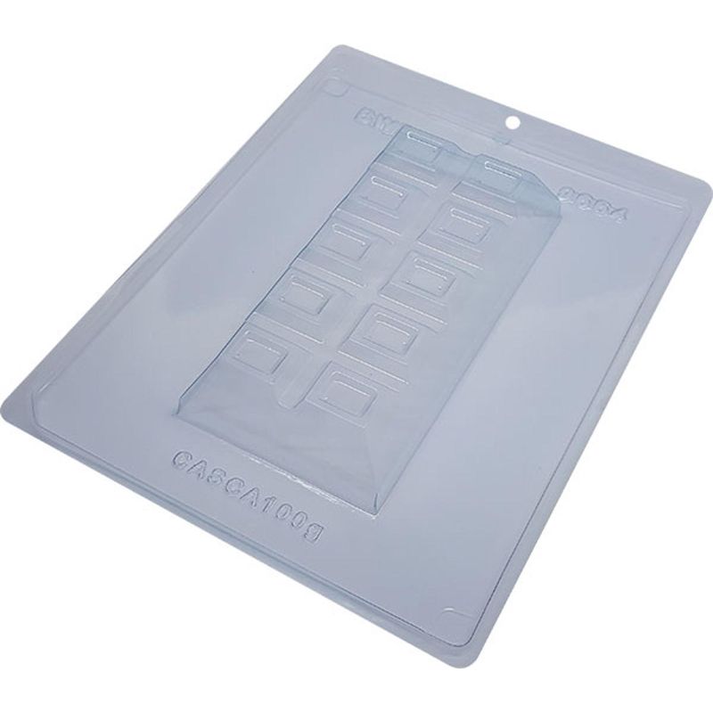 Forma em Acetato com Silicone Barra de Chocolate Especial 100gr Ref. 9664 BWB (01UND)