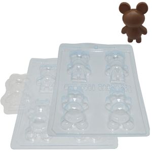 Forma em Acetato com Silicone Urso Pequeno 20gr Ref. 9935 BWB (01UND)