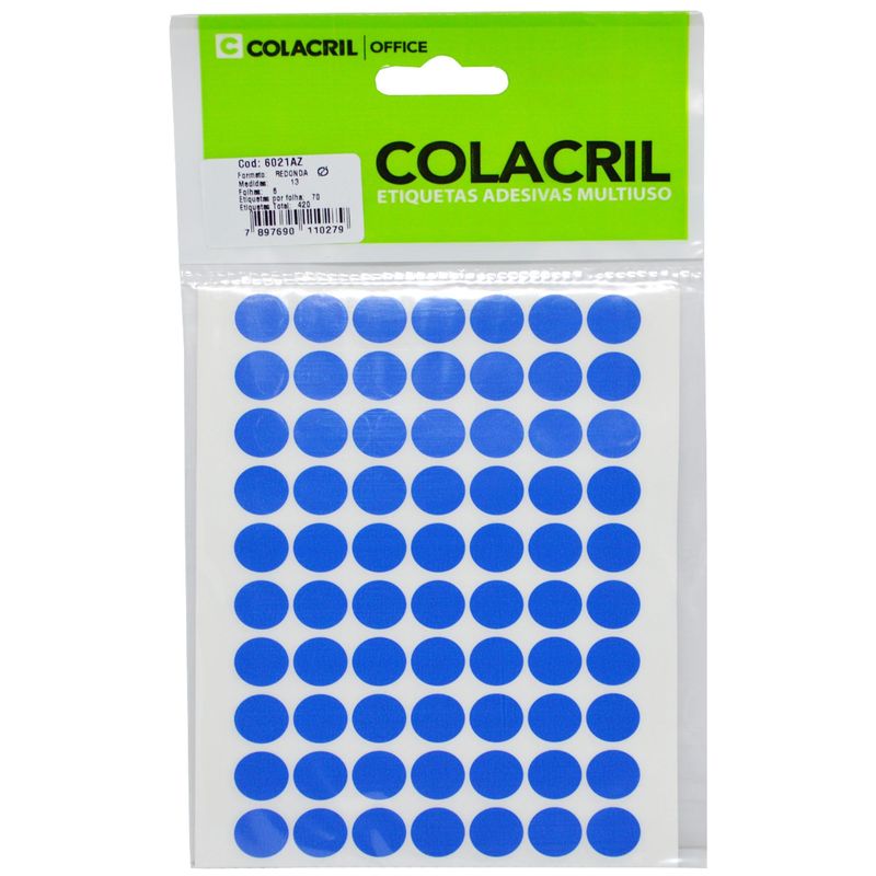Etiquetas-Adesivas-Multiuso-Redonda-Azul-13mm-Ref.-6021AZ-Colacril--420-etiquetas-