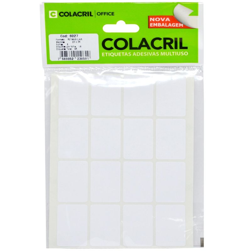 Etiquetas-Adesivas-Multiuso-Retangular-23x36mm-Ref.-6027-Colacril--96-etiquetas-