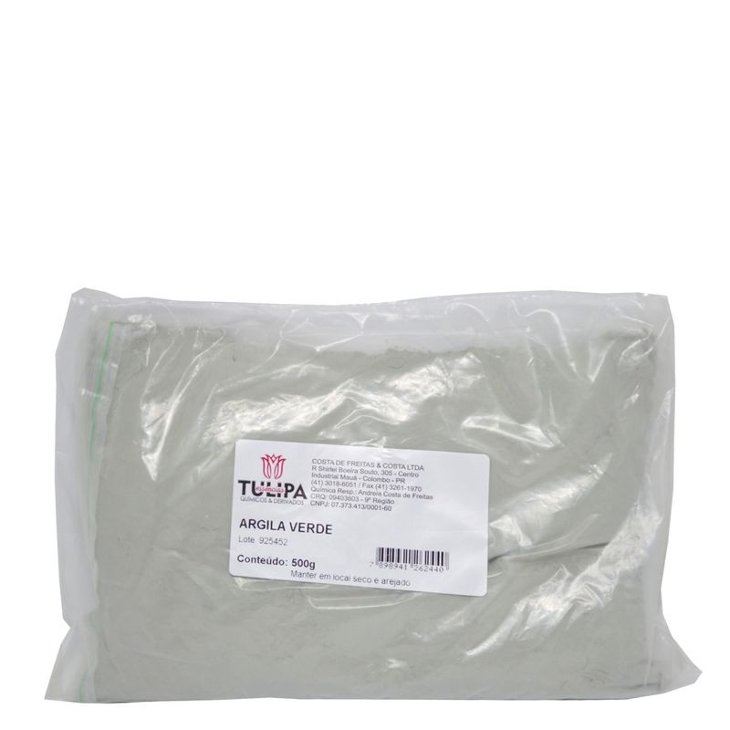Argila-Verde-Tulipa-Essencias--500-gramas-