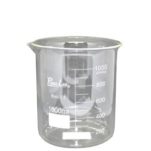 Becker de Vidro S/Alça 1000ml Forma Baixa Graduado Griffin Plena-Lab (01UND)