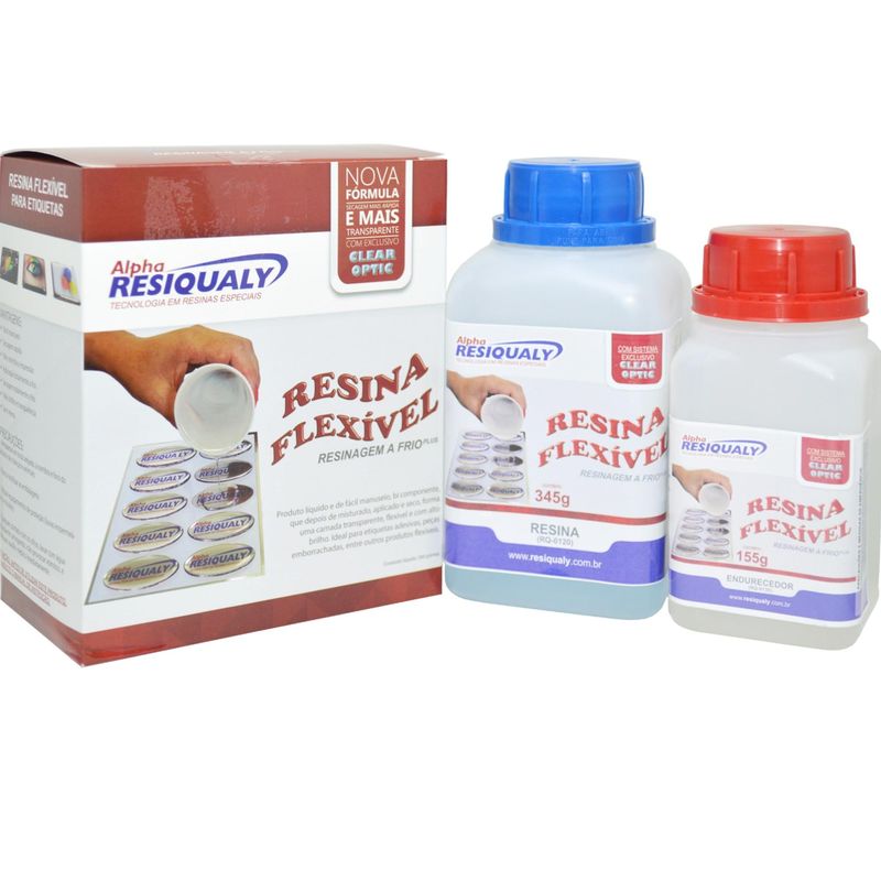 Resina-Flexivel---Endurecedor-para-fino-acabamento-Alpha-Resiqualy--345gr---155gr-