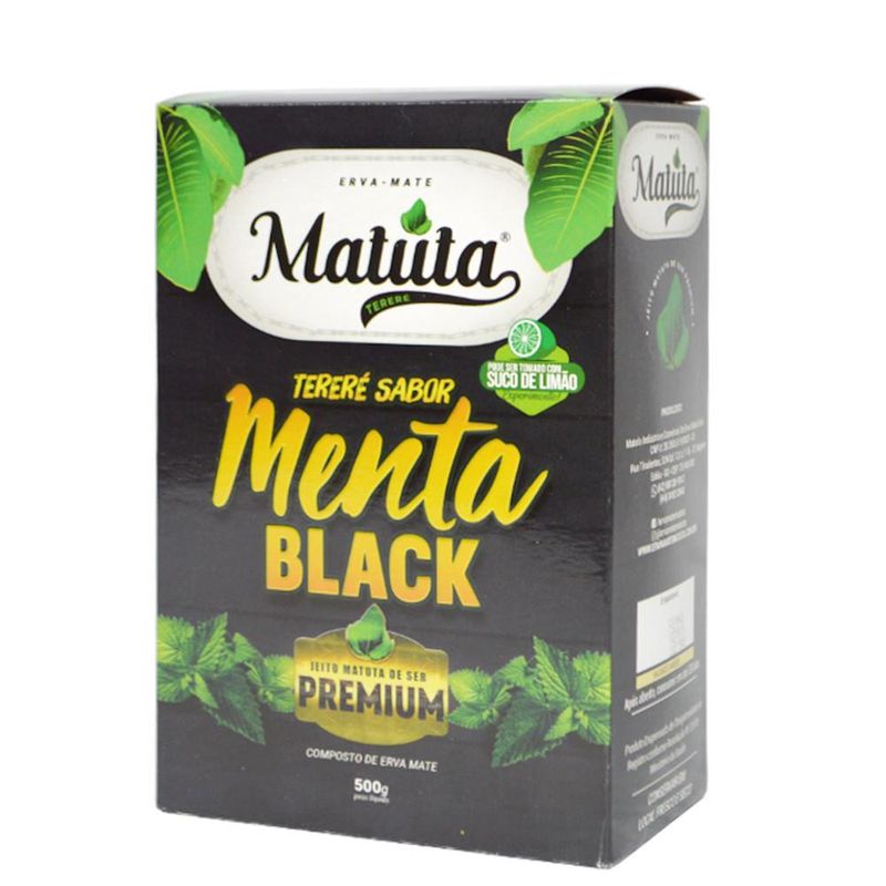 Composto-Erva-Mate-Terere-Sabor-Menta-Black-Matuta--500-gramas-