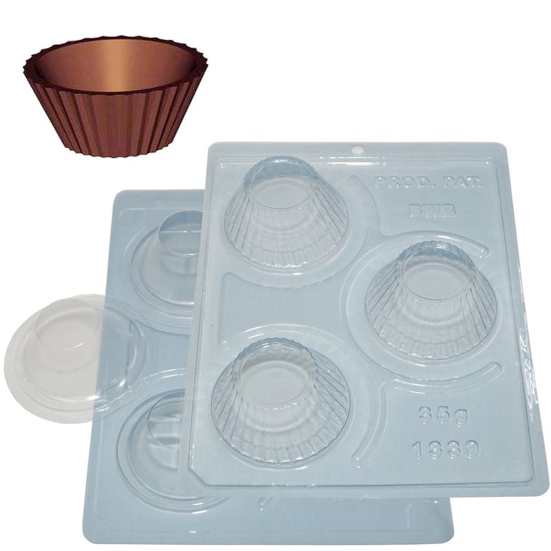 Forma em Acetato com Silicone Cupcake 35gr Ref. 1339 BWB (01UND)