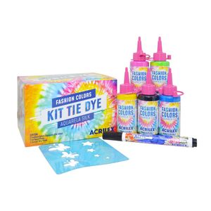 Kit Tie Dye Fashion Colors Aquarela Silk Acrilex (01KIT)