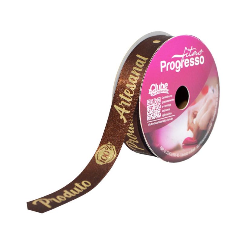 Fita de Cetim ECF 003H 15mm Cor 483 Produto Artesanal Progresso (10 metros)