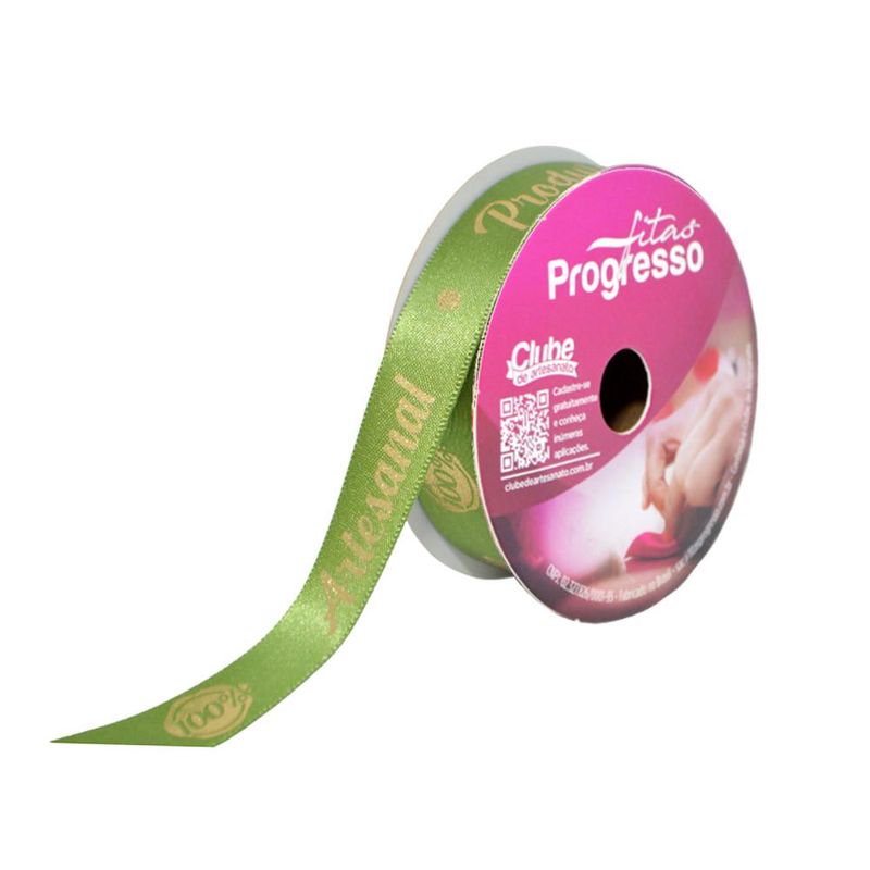 Fita de Cetim ECF 003H 15mm Cor 478 Produto Artesanal Progresso (10 metros)