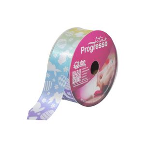 Fita de Cetim ECF 005TR 22mm Cor 149 Páscoa Progresso (10 metros)