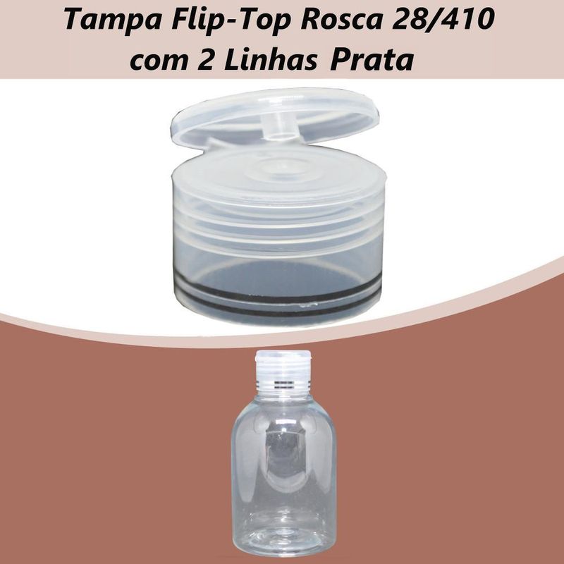 Tampa-Flip-Top-Rosca-28-410-Natural-com-2-Linhas-Prata--01-unidade-