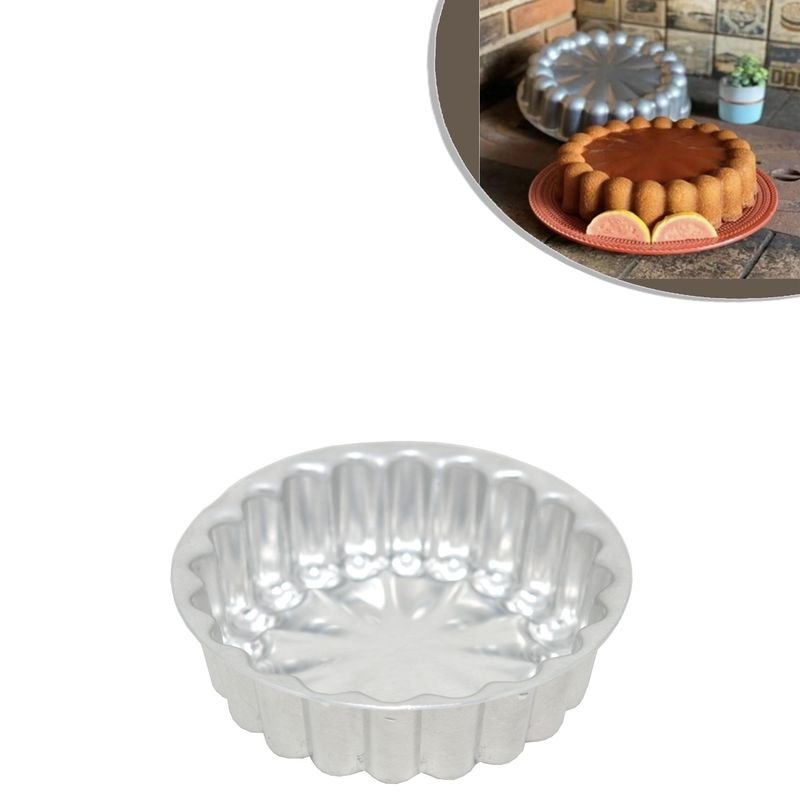 Forma de Alumínio para Bolo MiIni Ballerine Decorada 8.5x3cm Caparroz (01 unidade)