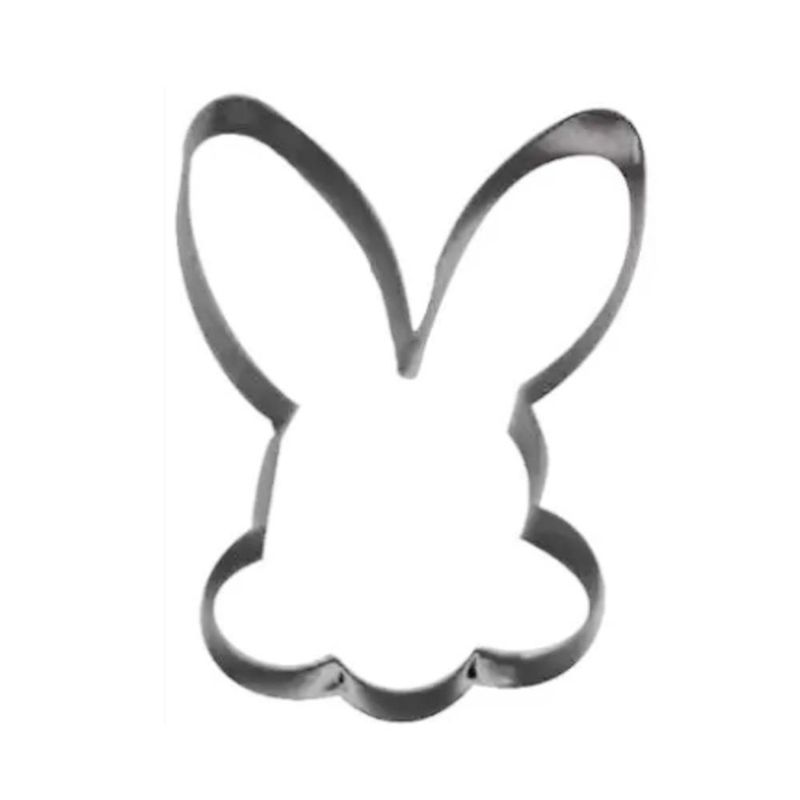 Cortador de Inox Cara de Coelho Ref.: 2657 9x7cm Caparroz (01 unidade)