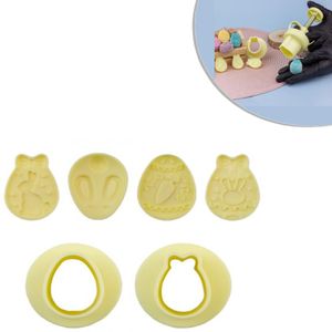 Moldes para Ejetor Max Caça aos Ovos Ref. 412826 Blue Star (06 peças)