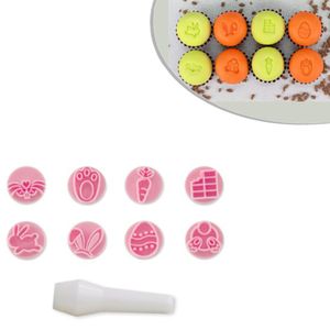 Kit Carimbos Páscoa Rosa Bebê Ref. 411461 Blue Star (9 peças)