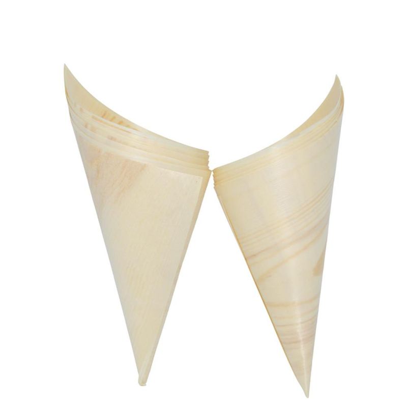 Cone-em-Lamina-de-Madeira-100--Biodegradavel-18cm-Ref.-OT-0116GUCC-Art-Lille--10-unidades-