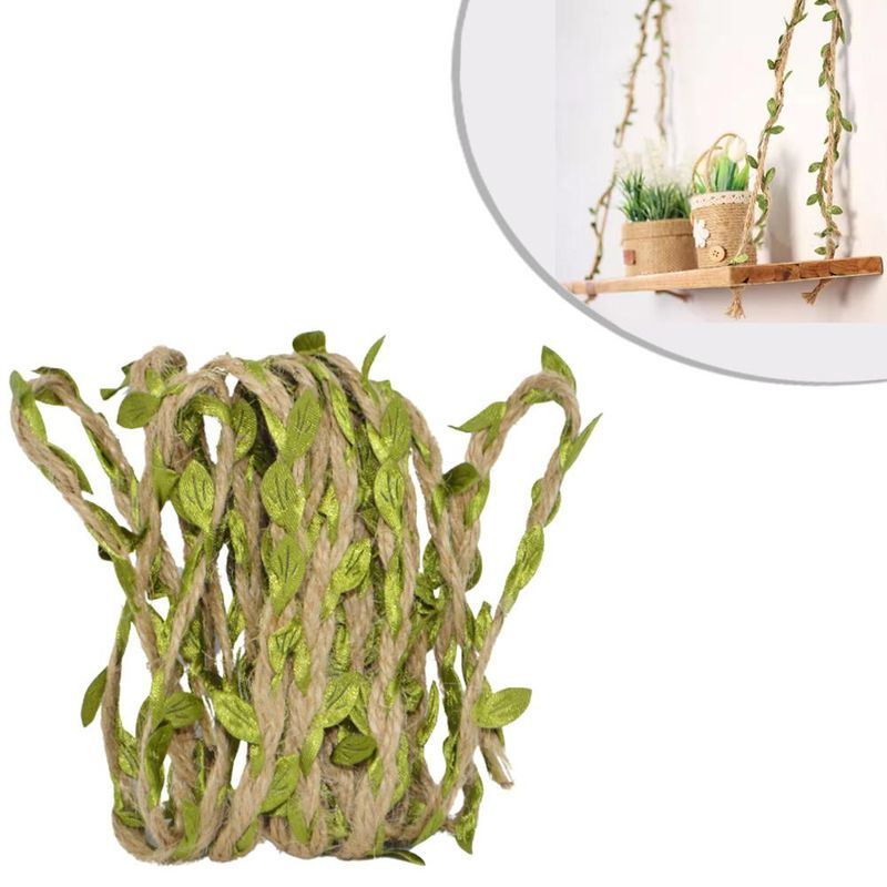 Enfeite-Decorativo-Fita-de-Juta-C--Folhas-Ref.-FT-0092FVED-Art-Lille--3-metros-